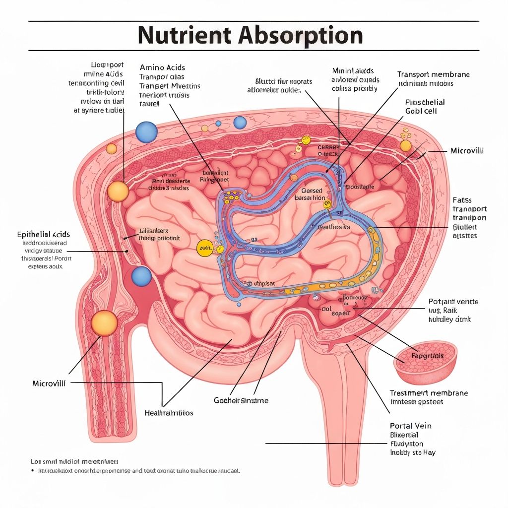 Nutrient absorption mechanisms